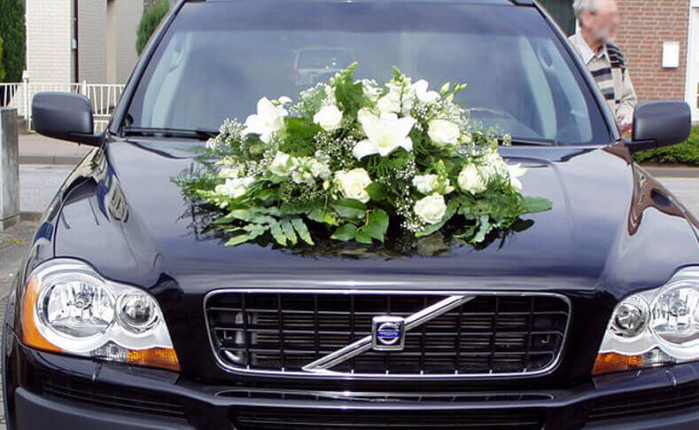 Autoschmuck - Hochzeits - Impressionen - Blumen Jentsch